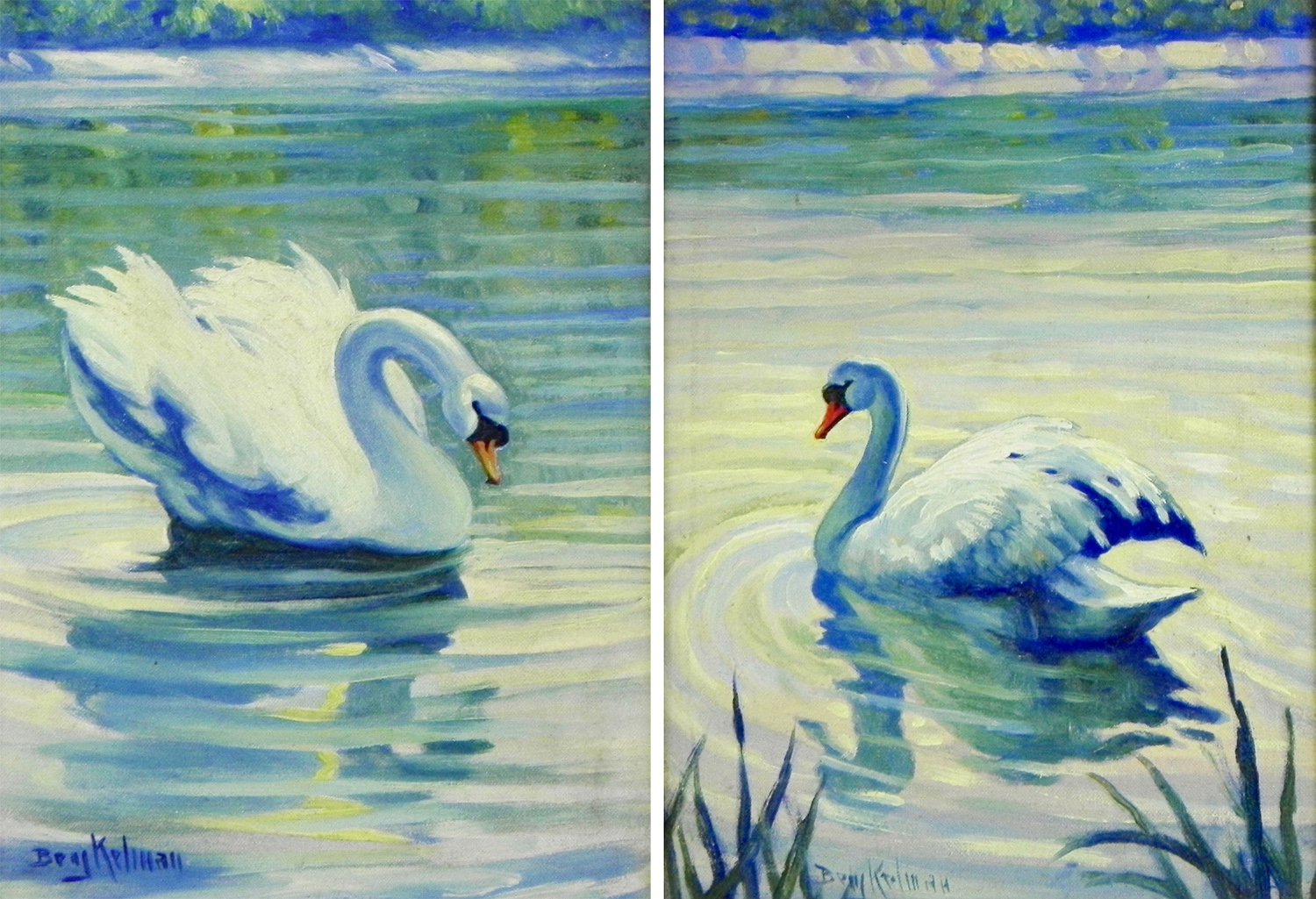 Pair of Swans